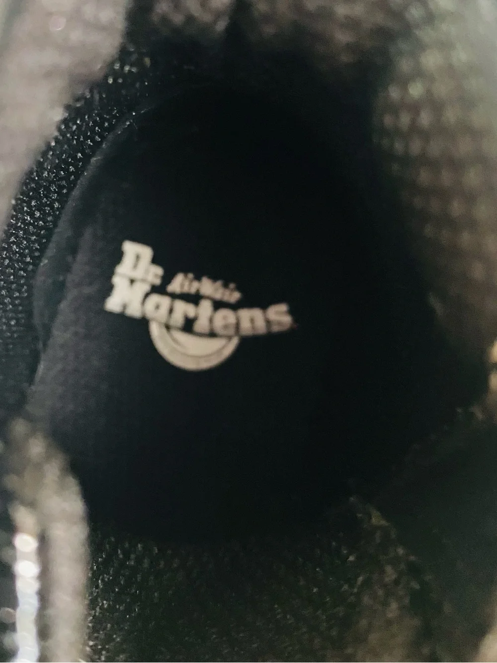 Dr. Martens 1460 Black Cosmic Glitter Boots Size 8